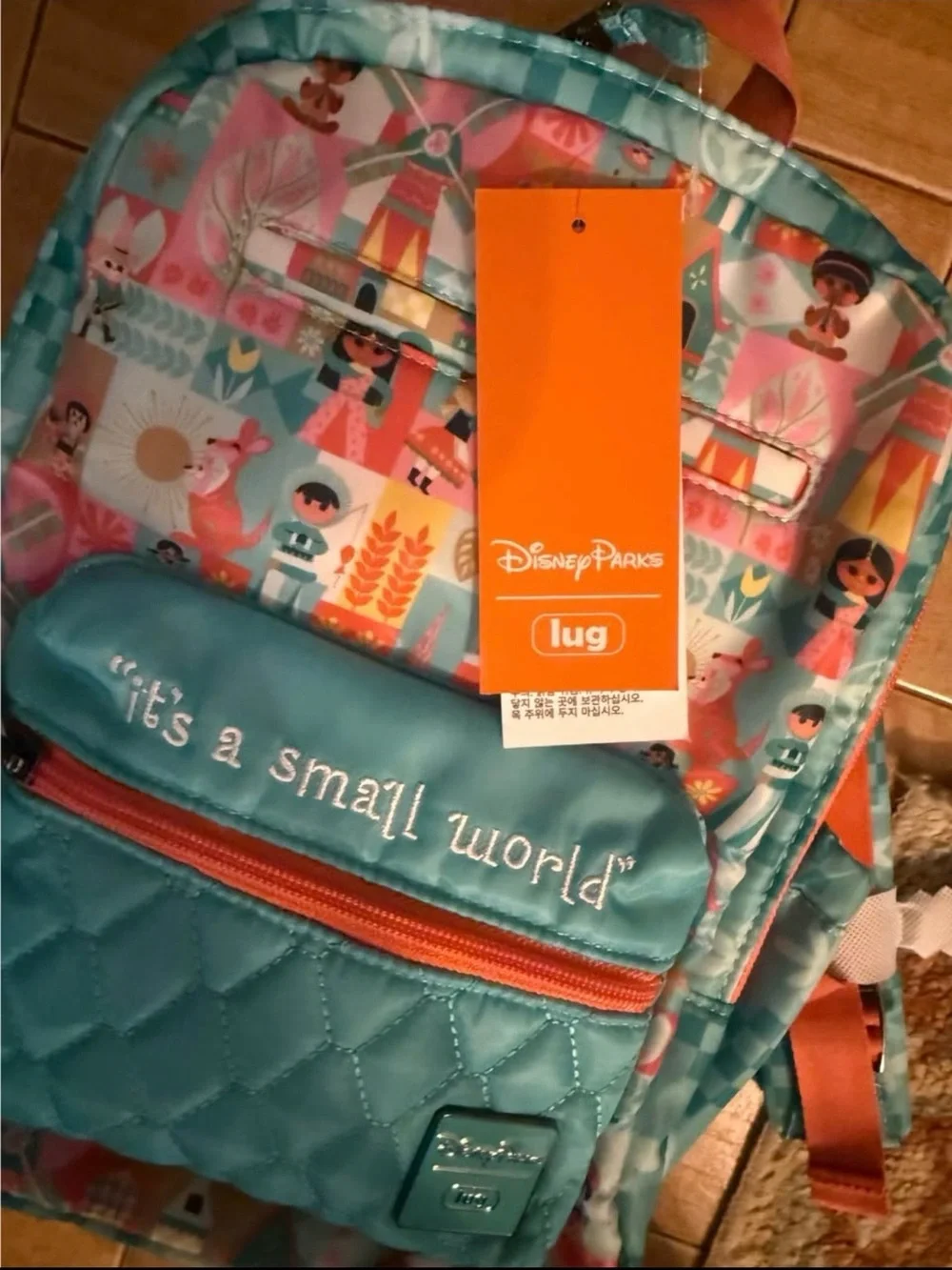 NWT Lug It’s a small world backpack